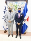 Administrador general de Monte de Piedad Lic. Welinton Grull&oacute;n Mercedes y el Procurador Fiscal de la Provincia Santo Domingo Lic. Milciades Guzm&aacute;n