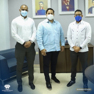 El administrador general de Monte de Piedad, Lic. Welinton F. Grull&oacute;n Mercedes, se reuni&oacute; con el Viceministro T&eacute;cnico del Ministerio de deportes, Lic. Elvis Duarte